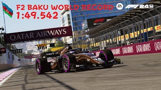 F1 24  F2 BAKU WORLD RECORD  Setup  149542  KARL24 [upl. by Fiora787]