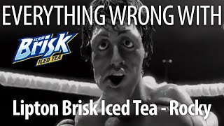 Everything Wrong With Lipton Brisk Iced Tea  quotRockyquot [upl. by Anan]