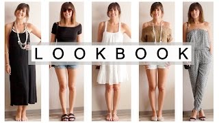 SUMMER LOOKBOOK  Sommerkleidung  Sommer Outfits  Jucepauline [upl. by Xam]