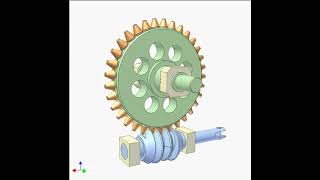 Globoid Worm And Pin Gear [upl. by Newel]