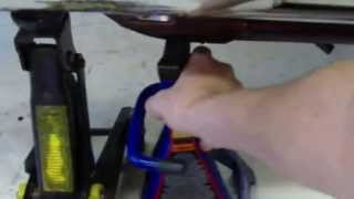 How to Lift a Motorcycle Using Homemade Tools [upl. by Lanaj]