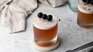 Classic Amaretto Sour Cocktail [upl. by Nnaasil]