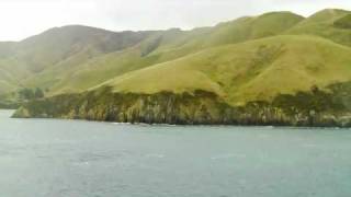 Interislander NZ  Marlborough Sounds Ferry Entrance [upl. by Wilder869]