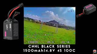 CNHL Black Series 1500mah 148V 4S 100C Lipo Unboxing and Flight Test [upl. by Andreas]