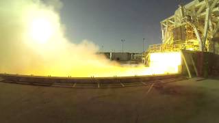 AJ26 Engine Test Firing [upl. by Ycnaffit]