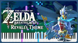 Revalis Theme Album Ver  The Legend of Zelda Breath of the Wild  Piano Cover  Sheet Music [upl. by Yornek650]