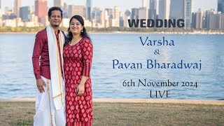 Varsha amp Pavan Bharadwaj  Wedding  LIVE [upl. by Pearlman]