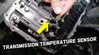 AUTOMATIC TRANSMISSION FLUID TEMPERATURE SENSOR REPLACEMENT LOCATION EXPLAINED [upl. by Ielerol]