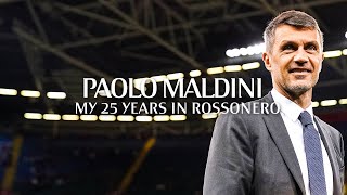 UEFA Special  Paolo Maldini My 25 years in Rossonero [upl. by Ahsoem]