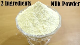 2 INGREDIENTS EASY MILK POWDER RECIPE – HOW TO MAKE MILK POWDER AT HOME [upl. by Icnarf]