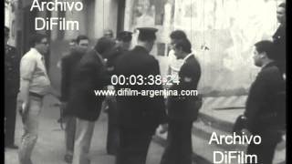 Fuerte operativo policial por la muerte de Jose Rucci 1973 [upl. by Ander]