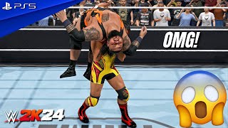 WWE 2K24  Chad Gable vs Bronson Reed vs Sami Zayn  Triple Threat Match at King amp Queen Of The Ring [upl. by Nestor]