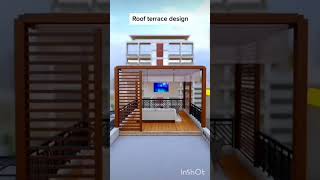 TERRACE ROOF DESIGN IDEAS 💡architecture shorts [upl. by Val]