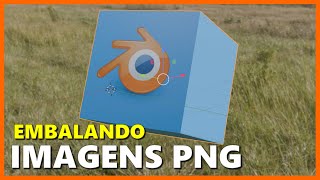 EMBALANDO IMAGENS PNG NO BLENDER 3D 42 [upl. by Lubin]