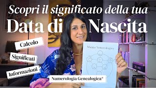 Significato data di nascita scopri il tuo numerologia [upl. by Carolin]