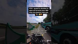 Ma SŒUR veut faire la MALIGNE 👩🏽🗣️🤬 moto motorcycle family mom dad daughter sister bike [upl. by Seibold114]