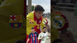 BARCELONA v REAL MADRID 2024 WHO WINS ⚔️ shorts [upl. by Gnauq]