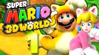 Super Mario 3D World Deutsch Part 1 KatzenMario im Feenland [upl. by Carolynn]