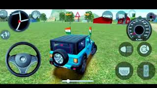 gadi wala game 😈 modified Thar gameplay for AndroidIndian 🔥simulator car game [upl. by Blaise563]