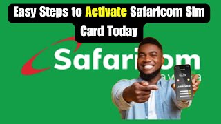 How To Activate Safaricom Sim Card  how to activate safaricom sim card in ethiopia [upl. by Nayrb695]