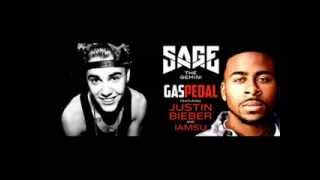 Sage The Gemini Gas Pedal feat Justin Bieber IamSu Remix lyrics [upl. by Garfield]