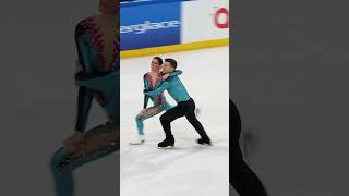 Guignard  Fabbri ITA dance to the lead at GPFigure de France FigureSkating [upl. by Anirb873]