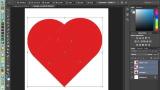 Hướng dẫn vẽ trái tim đơn giản nhất bằng Photoshop [upl. by Kathye760]