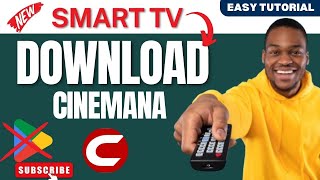 How to Download Cinemana App on Smart TV 2024 Without Google Play Store [upl. by Dihgirb]