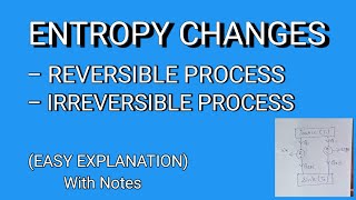 Entropy change during reversible and irreversible process।। bsc  engineering।। physics [upl. by Paulo474]