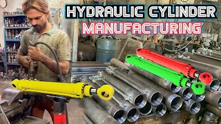 The Rigorous Manufacturing Process of New Hydraulic Cylinder For Backhoe [upl. by Analah561]