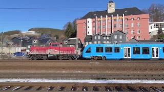 UÌˆberfuÌˆhrungsfahrt Wasserstoffzug CORADIA iLINT 654 102 [upl. by Eehc714]