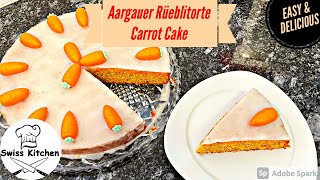 Aargauer Rüeblitorte  Carrot Cake from Aargau [upl. by Korff]