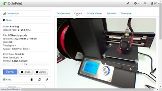 Raspberry Pi Zero 2 W OctoPi 3D Printer Control [upl. by Nner]