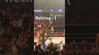 Daniel Bryan aka Bryan Danielson retired at WrestleDream His last show in Philly shorts WWE AEW [upl. by Hanas]