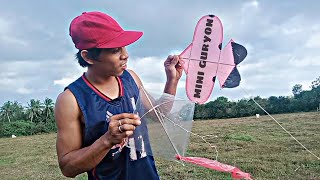 DALAWANG DANGKAL NA SARANGGOLA  SMALL KITE FLYING [upl. by Rodie]