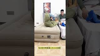 Voice intelligent inflatable bed recommended for easy carrying outdoor camping office and home [upl. by Lyj]