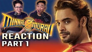 Minnal Murali Reaction  Part 1  A Fun Modern SuperHero Film [upl. by Haidej]