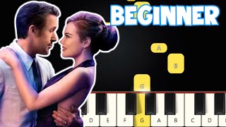 La La Land  Mia amp Sebastians Theme  Beginner Piano Tutorial  Easy Piano [upl. by Sajet263]