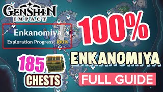 How to Enkanomiya 100 FULL Exploration ⭐ ALL CHESTS GUIDE 【 Genshin Impact 】 [upl. by Aiello670]