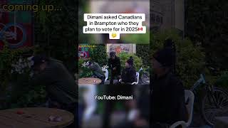 Asking Canadian in Brampton Ontario who they’re voting for in 2025 [upl. by Granger]