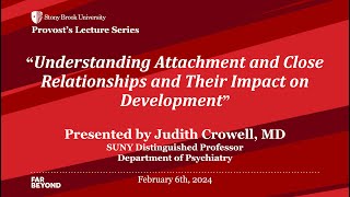 Stony Brook Provosts Lecture Series Judith Crowell SUNY Distinguished Professor [upl. by Dick]