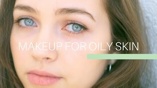 Makeup Look for Oily Skin [upl. by Akemal761]