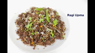 Ragi upmaFinger millet ರಾಗಿ ಉಪ್ಪಿಟುIron rich recipeweight loss amp diabetic recipeGlutenfree [upl. by Johnsten]