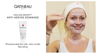 Gatineau Peeling Expert Anti ageing Gommage Long Application [upl. by Rehpotsirhcnhoj679]