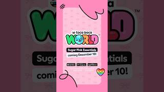 Toca boca next Update sugar pink essentials tocaboca [upl. by Revkah]