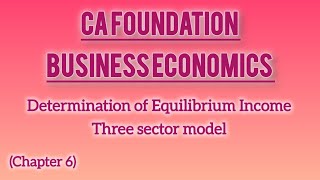 CA Foundation Business Economics Chapter6 Determination of National Income in malayalam [upl. by Boycie90]