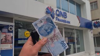 QNB Finansbank ATMden Hesaba Para Yatırma [upl. by Zaid480]