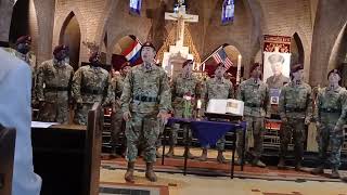 82nd Airborne Division Chorus Sept 24 Amazing Grace Band of Brothers Youll Never Walk Alone [upl. by Steep]