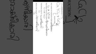 Ca  Cl2 CaCl2  REDOX REACTIONS education [upl. by Hannavahs260]