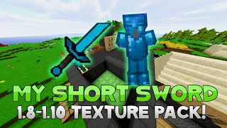 AciDic BliTzz BRAND NEW SHORT SWORD Texture Pack 18 19 110 Resource Pack [upl. by Oiramrej]